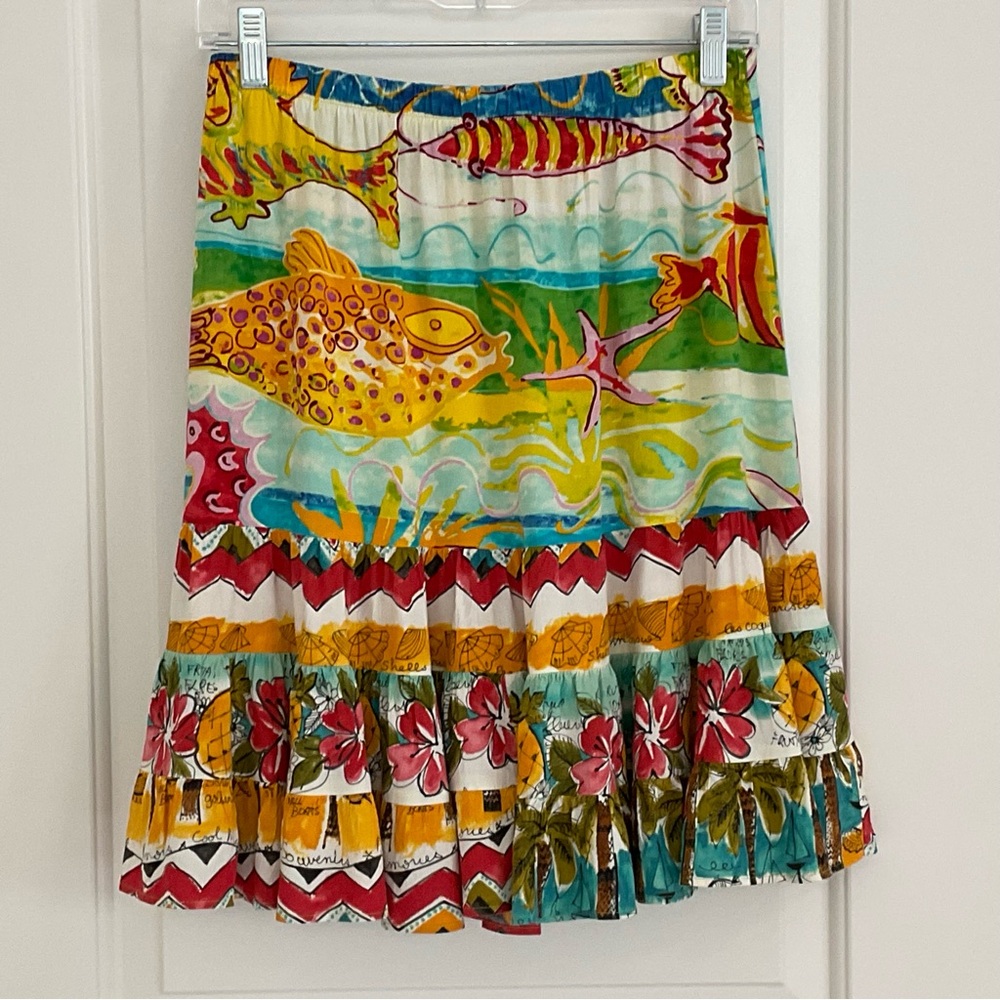 Jams World Hattie Creatures Print Skirt M